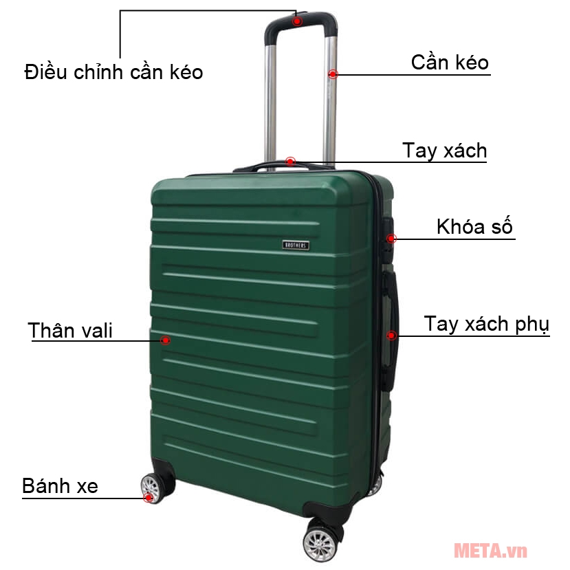 Vali du lịch giá rẻ