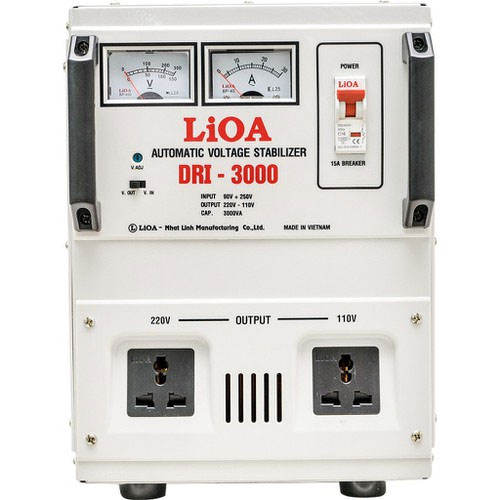 Ổn áp 1 pha Lioa 3KVA DRI 3000 có chất liệu cao cấp 