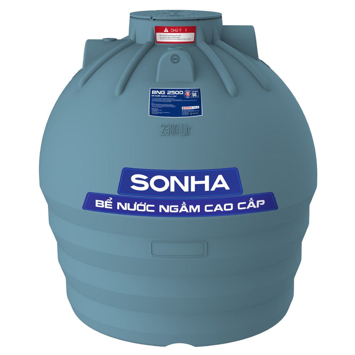 Bể nước ngầm cao cấp Sơn Hà 2500 lít