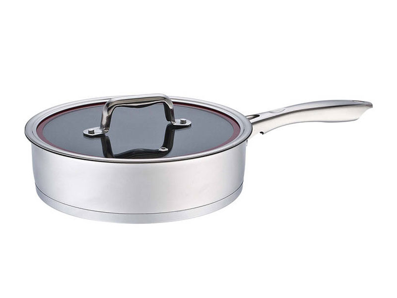 Chảo chống dính inox 304 có vung kính Elmich Praha EL3248 24cm