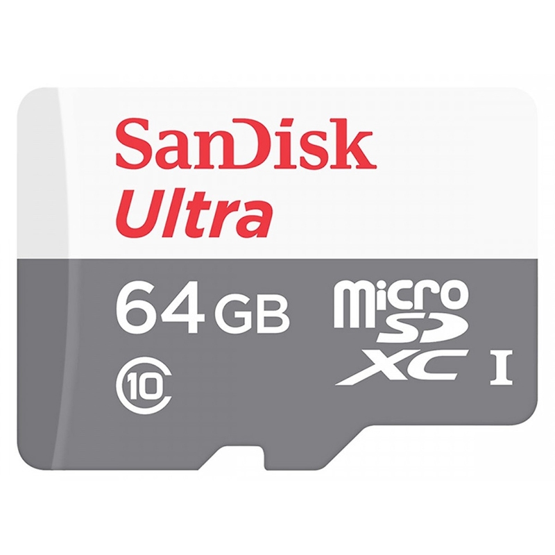 Thẻ nhớ 64Gb micro SDXC SanDisk Ultra C10 80Mb/s (SDSQUNS-064G-GN3MN)