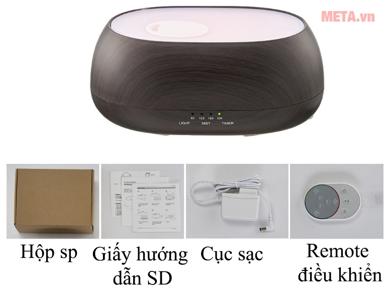 máy khuếch tán tinh dầu loa NT034