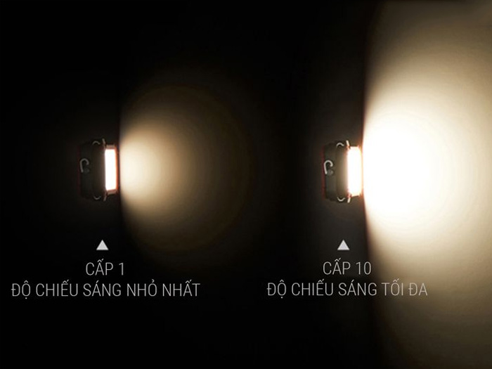Đèn đi phượt tích điện LED 