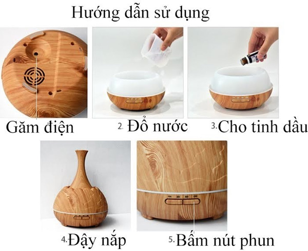  Máy khuếch tán tinh dầu Bình sen 