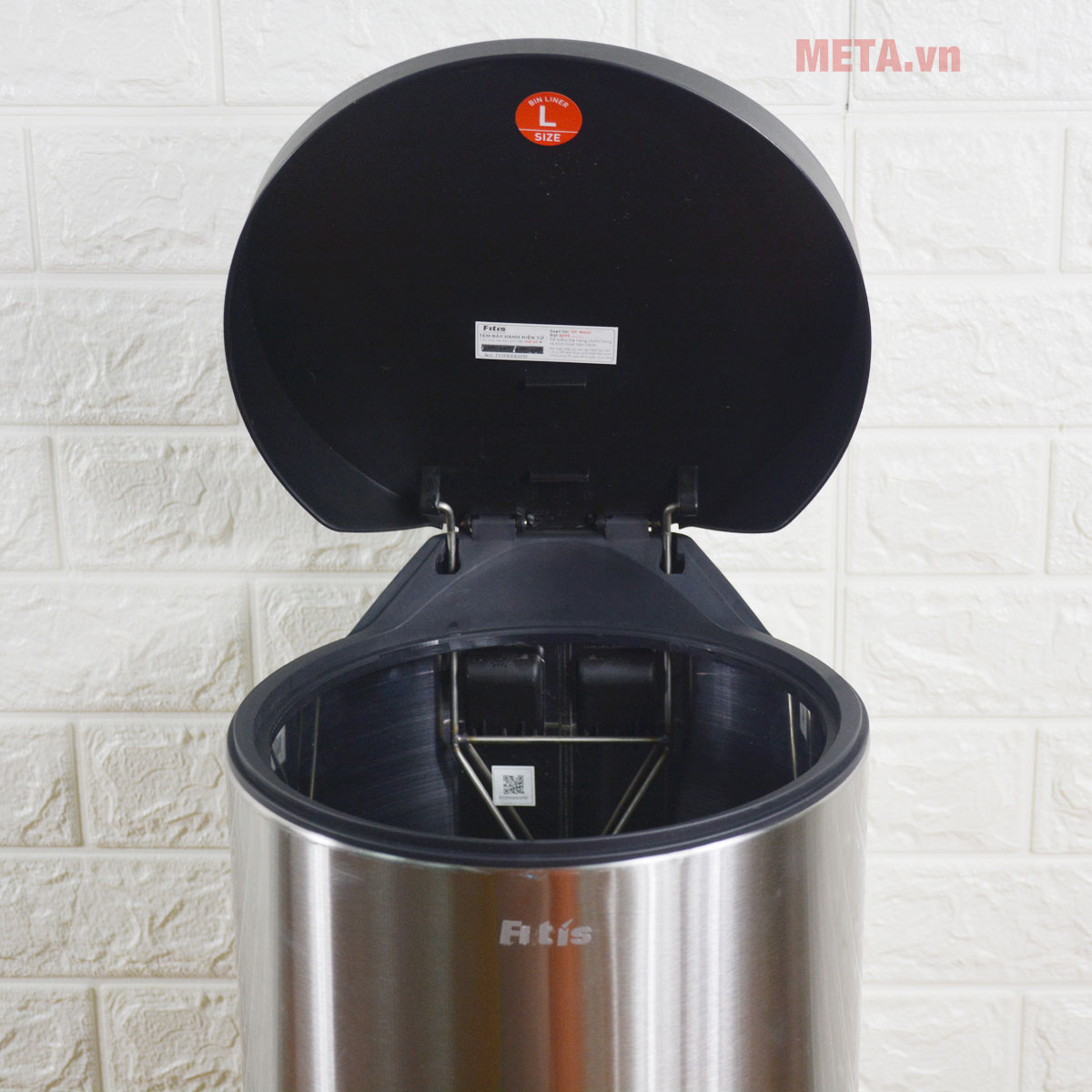 Thùng rác inox Fitis