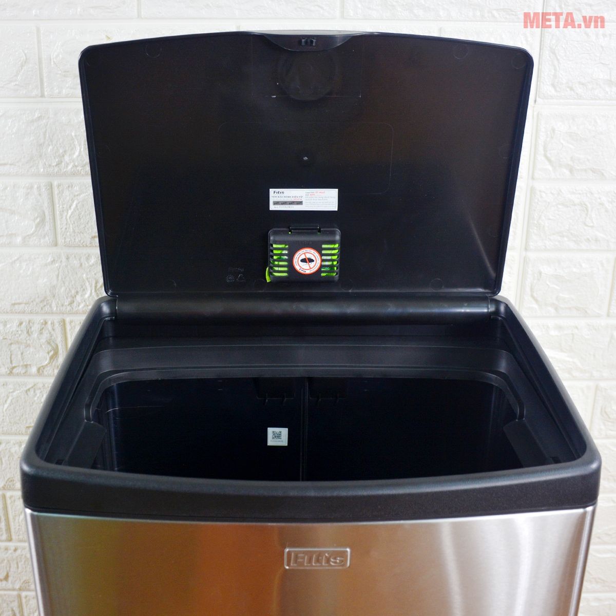 thùng rác inox Fitis 