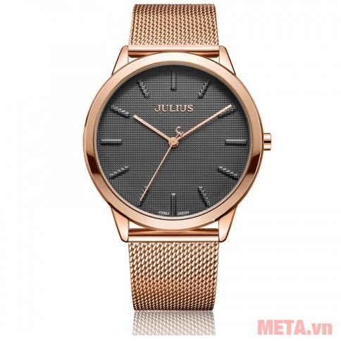 Đồng hồ Julius JA-982 màu đồng mặt đen