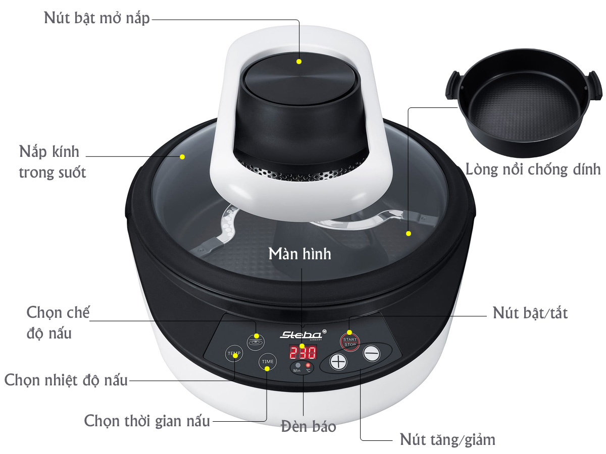 Nồi chiên không dầu Steba