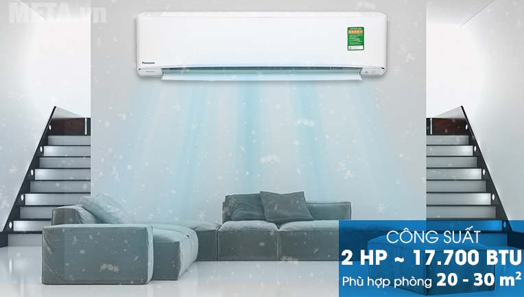 Máy lạnh Panasonic Inverter 2HP CU/CS-XU18UKH-8 