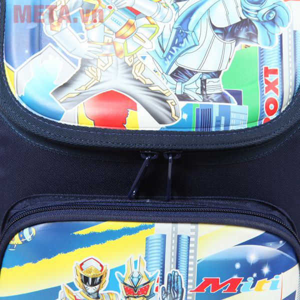Balo chống gù Miti 11060ASM Robot có khóa kéo 2 chiều Balo chống gù cấp 1