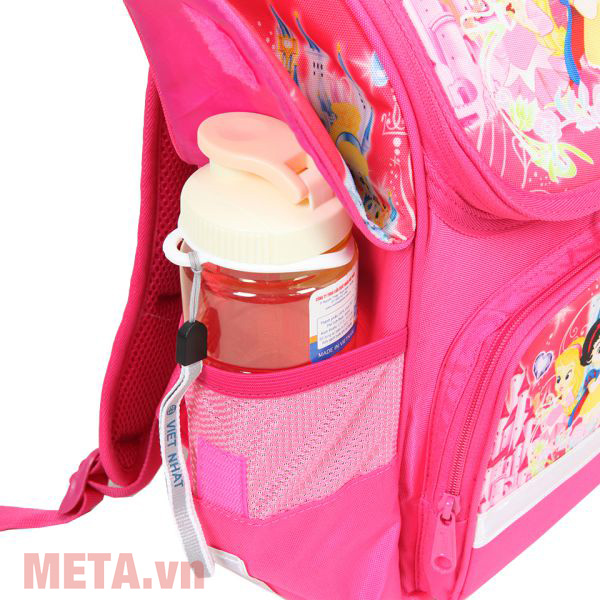 Balo chống gù Miti 11060ASW Công chúa có túi lưới Balo chống gù Miti cấp 1
