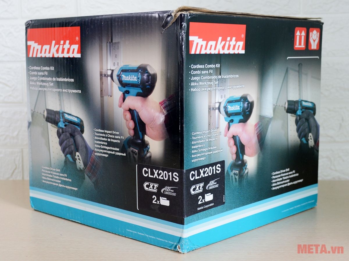 Bộ máy bắt vít chạy pin Makita CLX201S