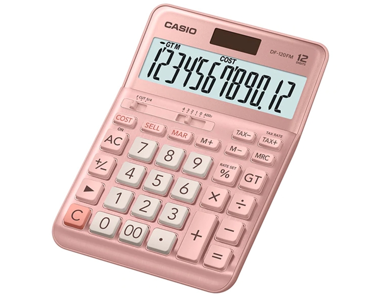 Máy tính Casio DF-120FM-PK