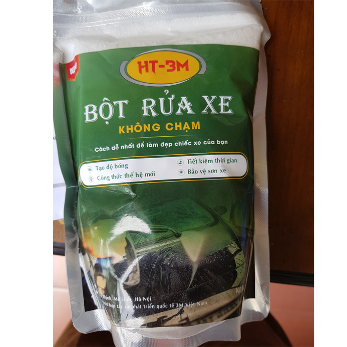 bột rửa xe không chạm