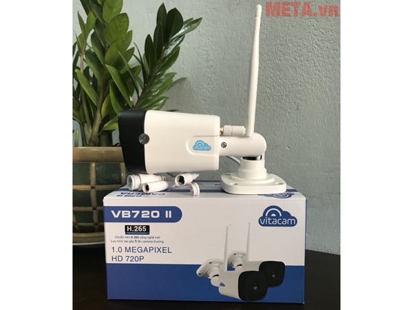 Camera Vitacam hỗ trợ 1 anten chống nhiễu