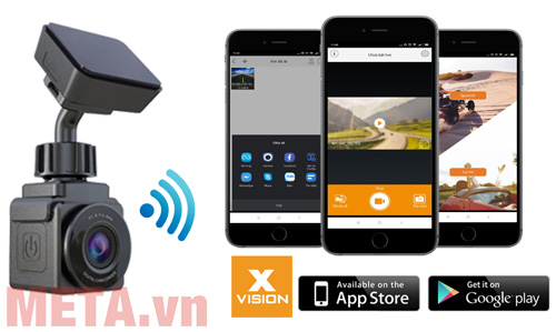 Camera hành trình ô tô kết nối mạng không dây