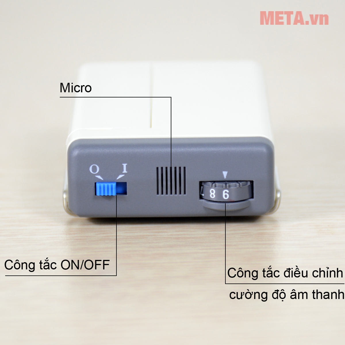 Bảng điều khiển máy trợ thính dây đeo Rionet HA-20Dx