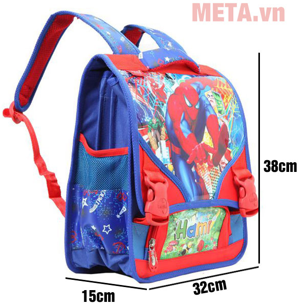 Cặp chống gù Hami 190 Người nhện thiết kế siêu nhẹ Cặp học sinh siêu nhẹ