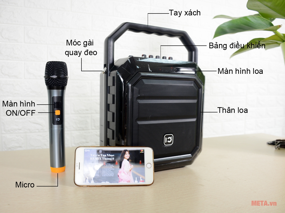 Cấu tạo loa bluetooth H2