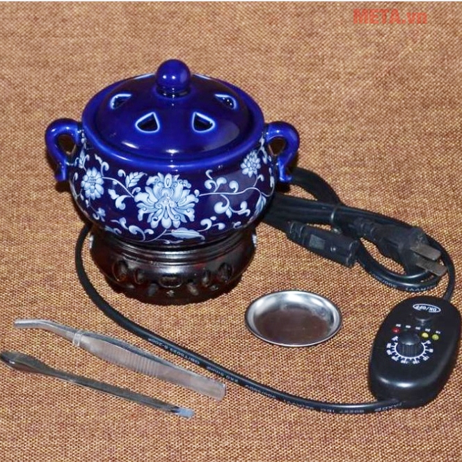 Lư xông trầm nắp gốm