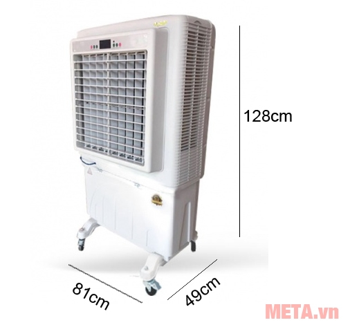 Kích thước máy làm mát Yakyo 8000G