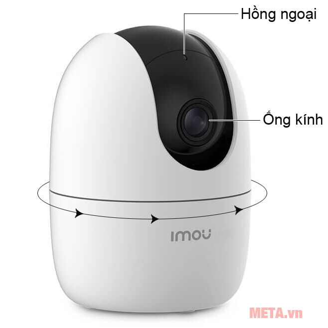 Cấu tạo camera wifi 2.0MP Imou IPC-A22EP-G-V2