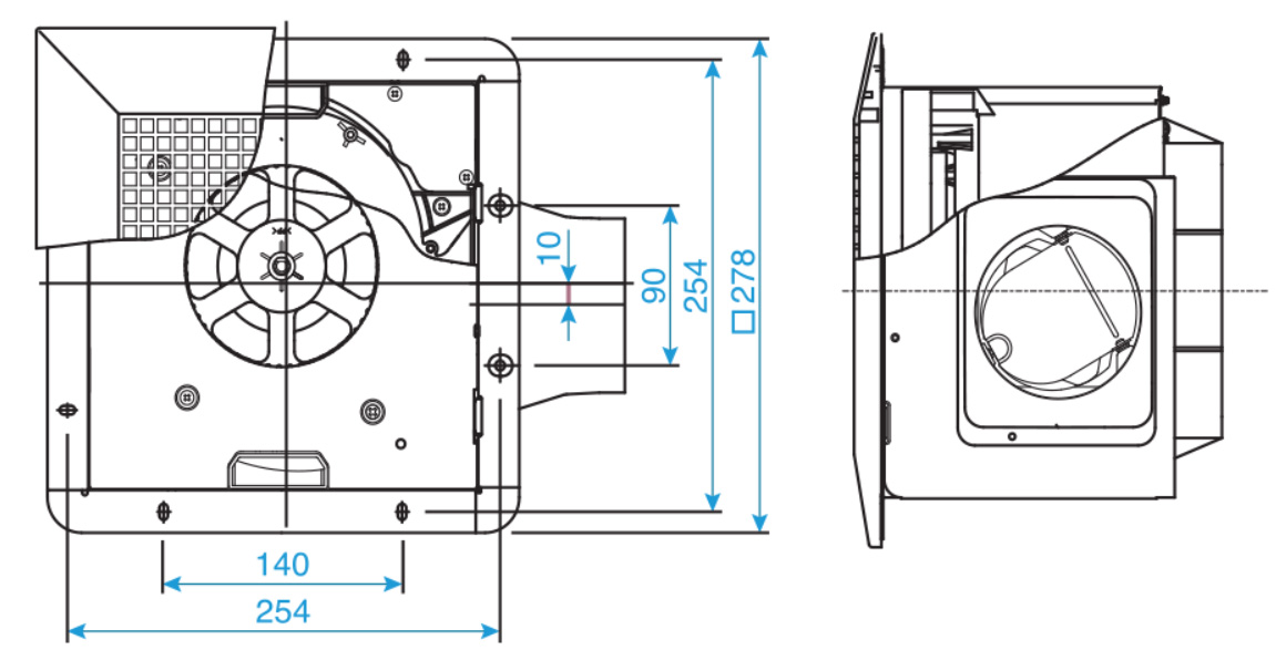 Quạt hút âm trần Panasonic  