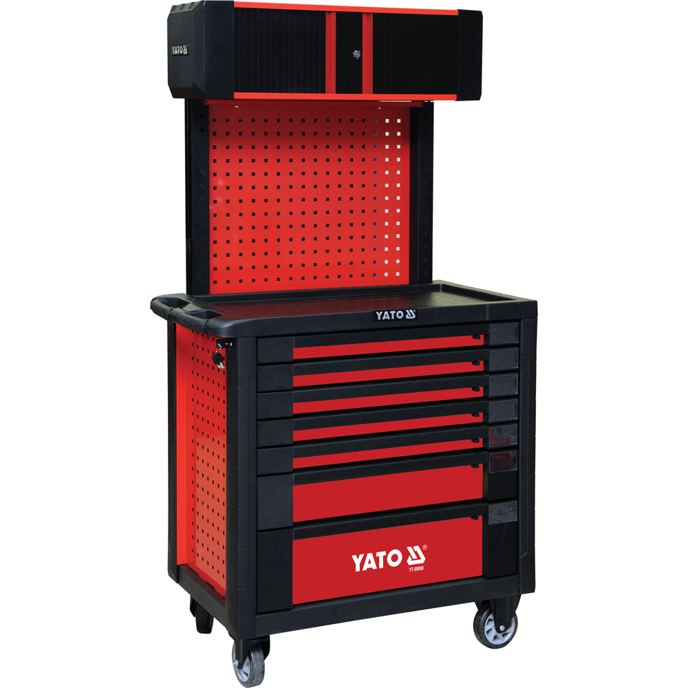 Tủ đựng đồ nghề cao cấp 7 ngăn có giá treo Yato YT-09008