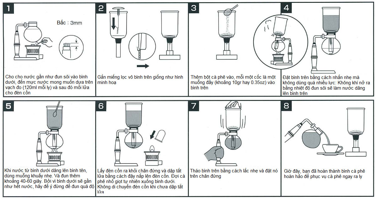 dụng cụ pha cà phê