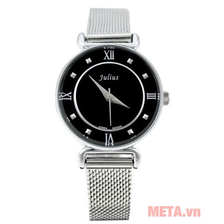 Đồng hồ nữ Julius JA-728 mặt đen
