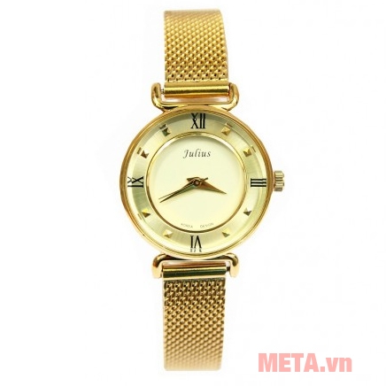 Đồng hồ nữ Julius JA-728 vàng