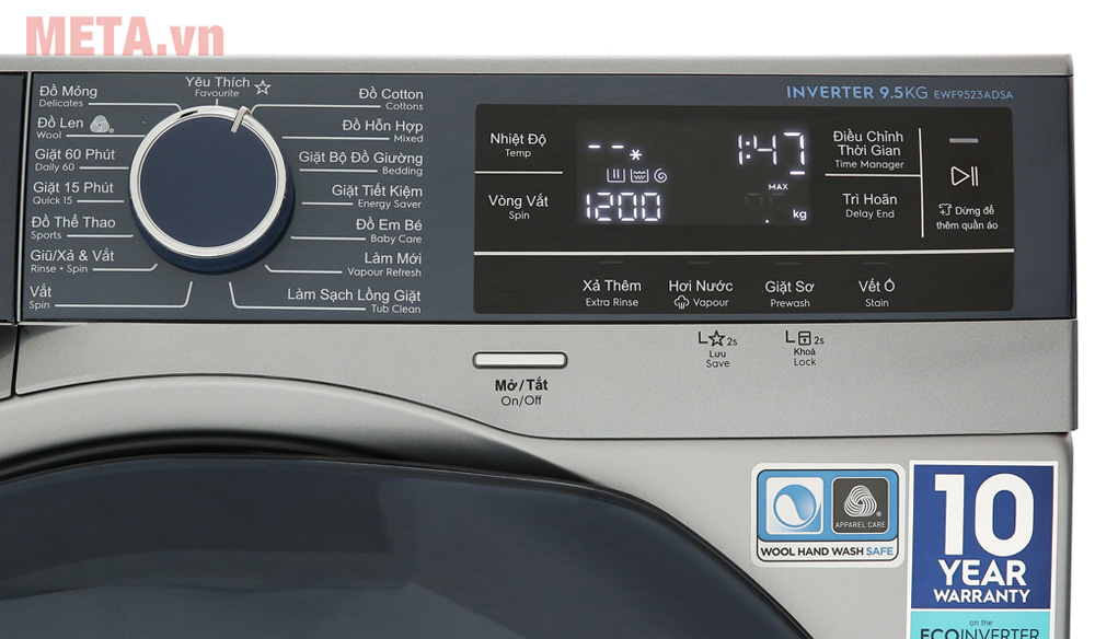 Máy giặt Electrolux 9,5kg