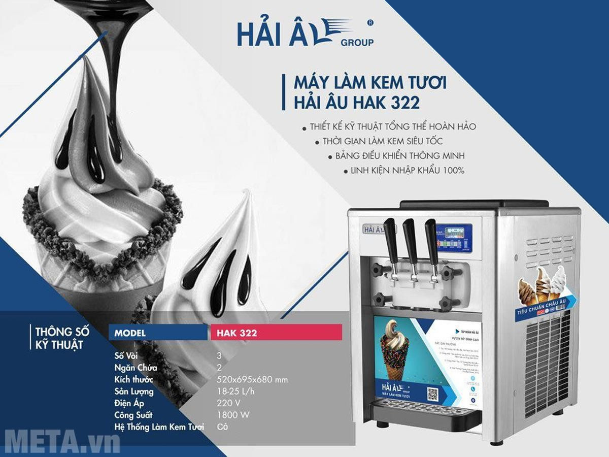 Máy làm kem tự động