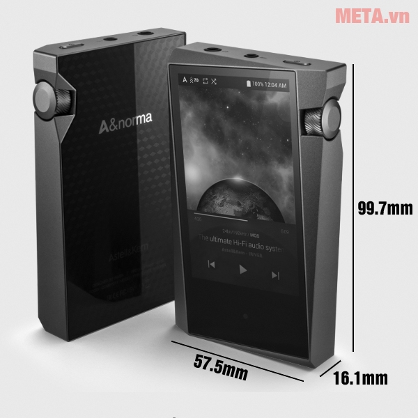 Kích thước máy nghe nhạc hi-end Astell & Kern A&norma SR15