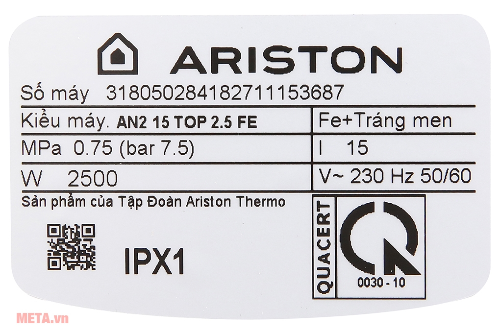 bình nóng lạnh Ariston