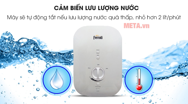 Cảm biến lưu lượng nước của máy nóng lạnh Ferroli DIVO SSP