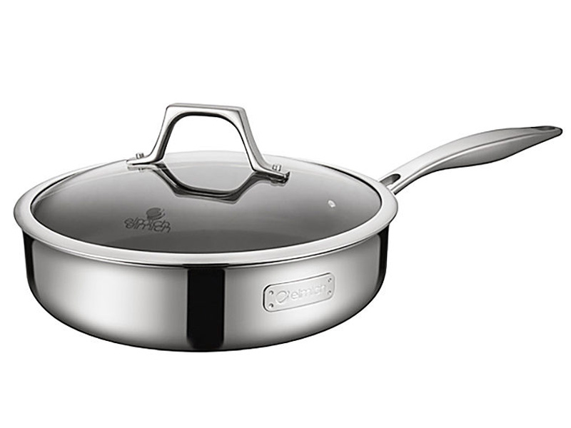 Chảo chống dính inox 304 có vung kính Elmich Potenza EL3258 (26cm)