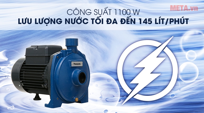 Công suất 1.100W - 1HP mạnh mẽ