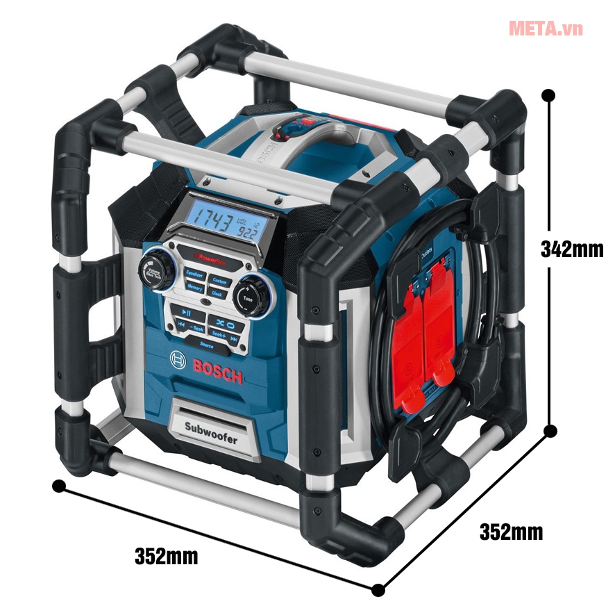 Kích thước máy Radio Bosch GML 50