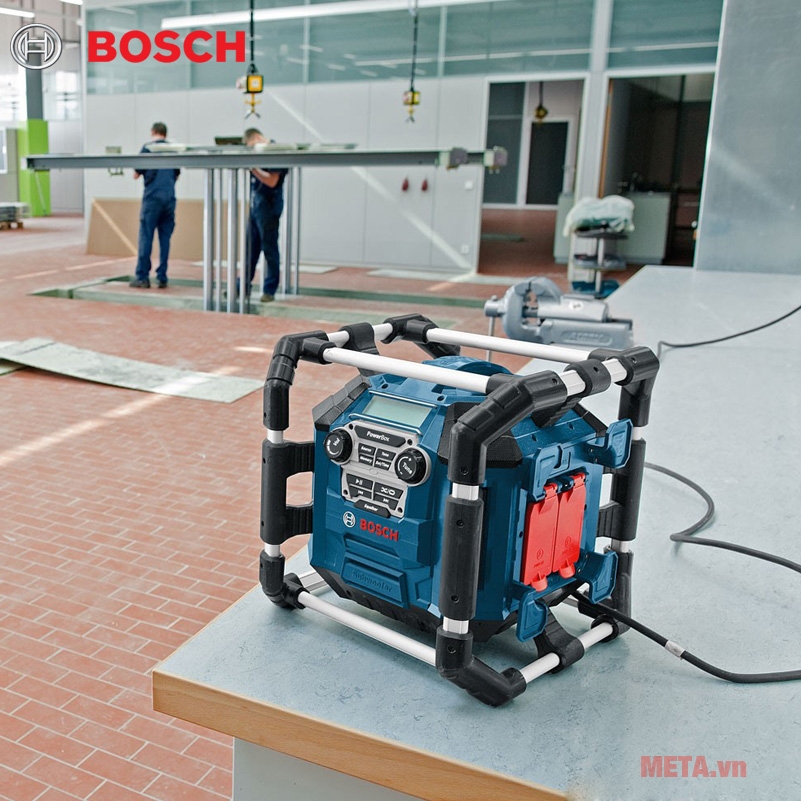 Máy Radio Bosch GML 50 sử dụng cho công trường