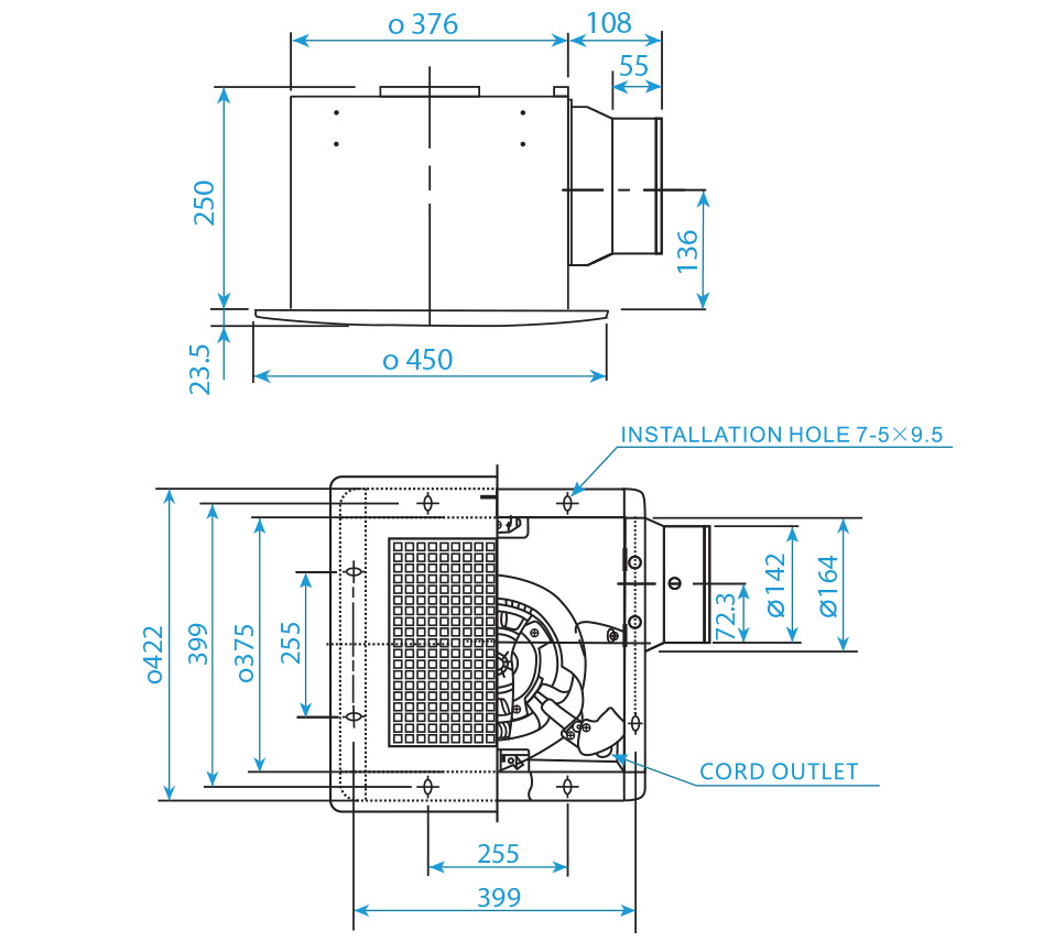 Panasonic FV-38CH8