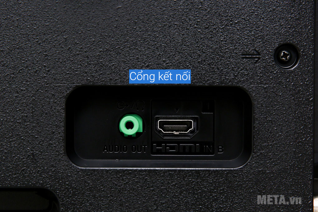 Cổng kết nối Audio Out và HDMI