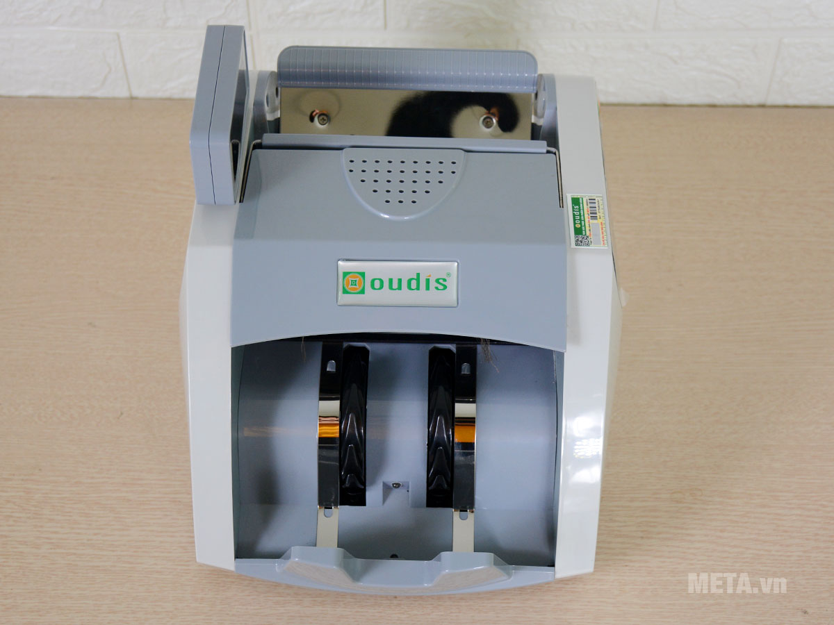 Máy đếm tiền Oudis tại META có tem chống giả