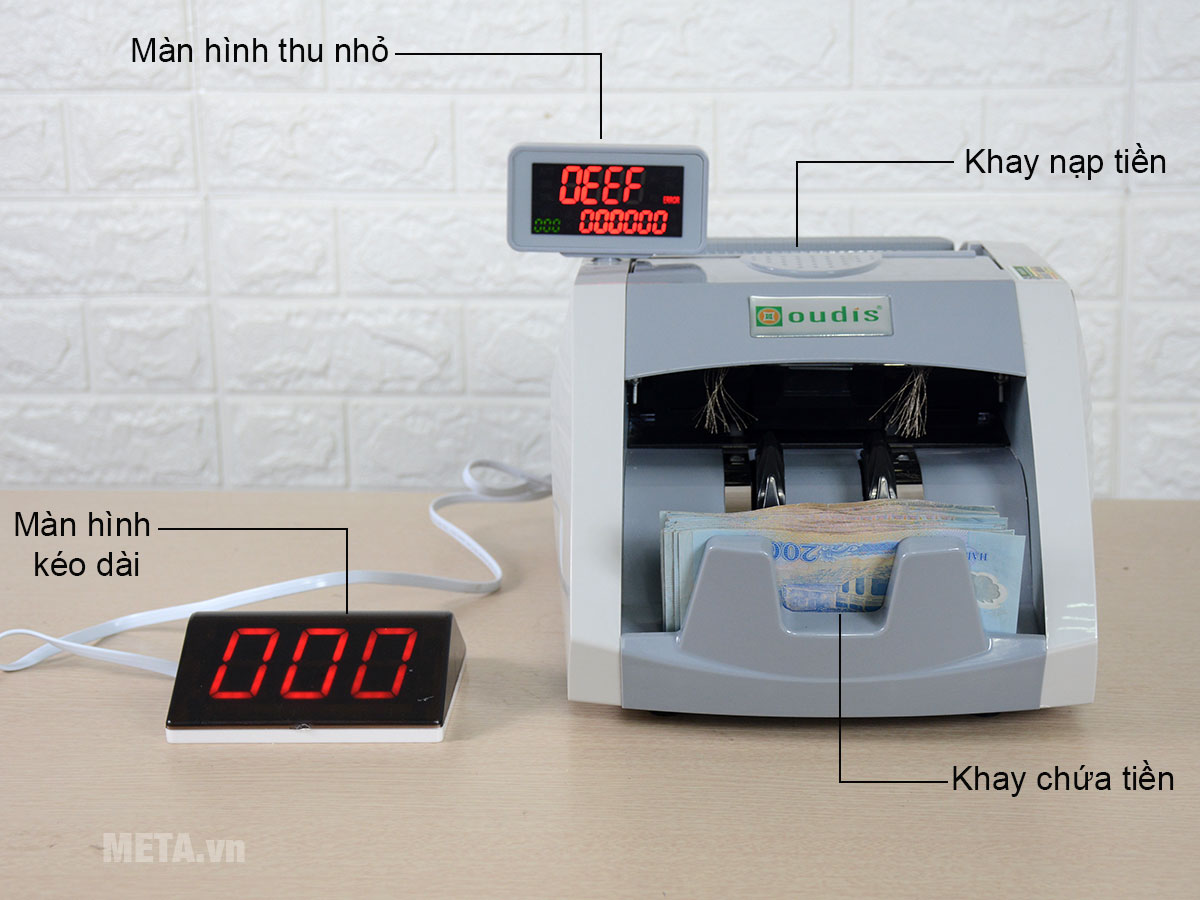 Cấu tạo máy đếm tiền OUDIS 9500A