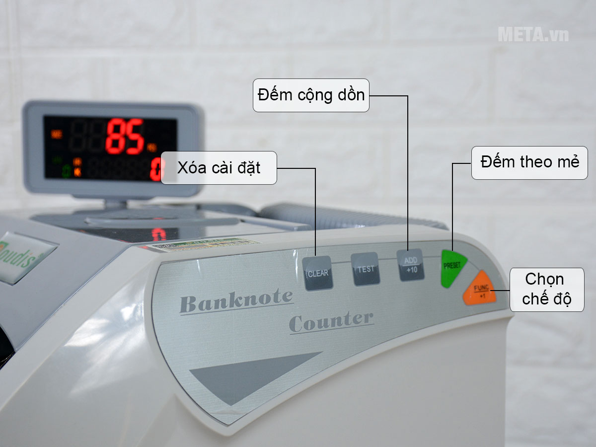 Bảng điều khiển máy đếm tiền Oudis