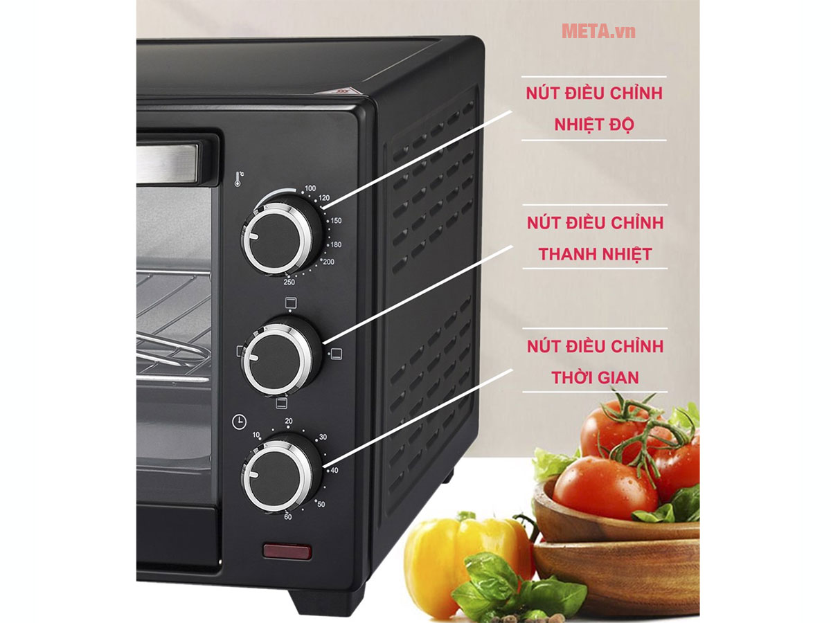 Núm điều chỉnh bằng cơ dễ dàng sử dụng