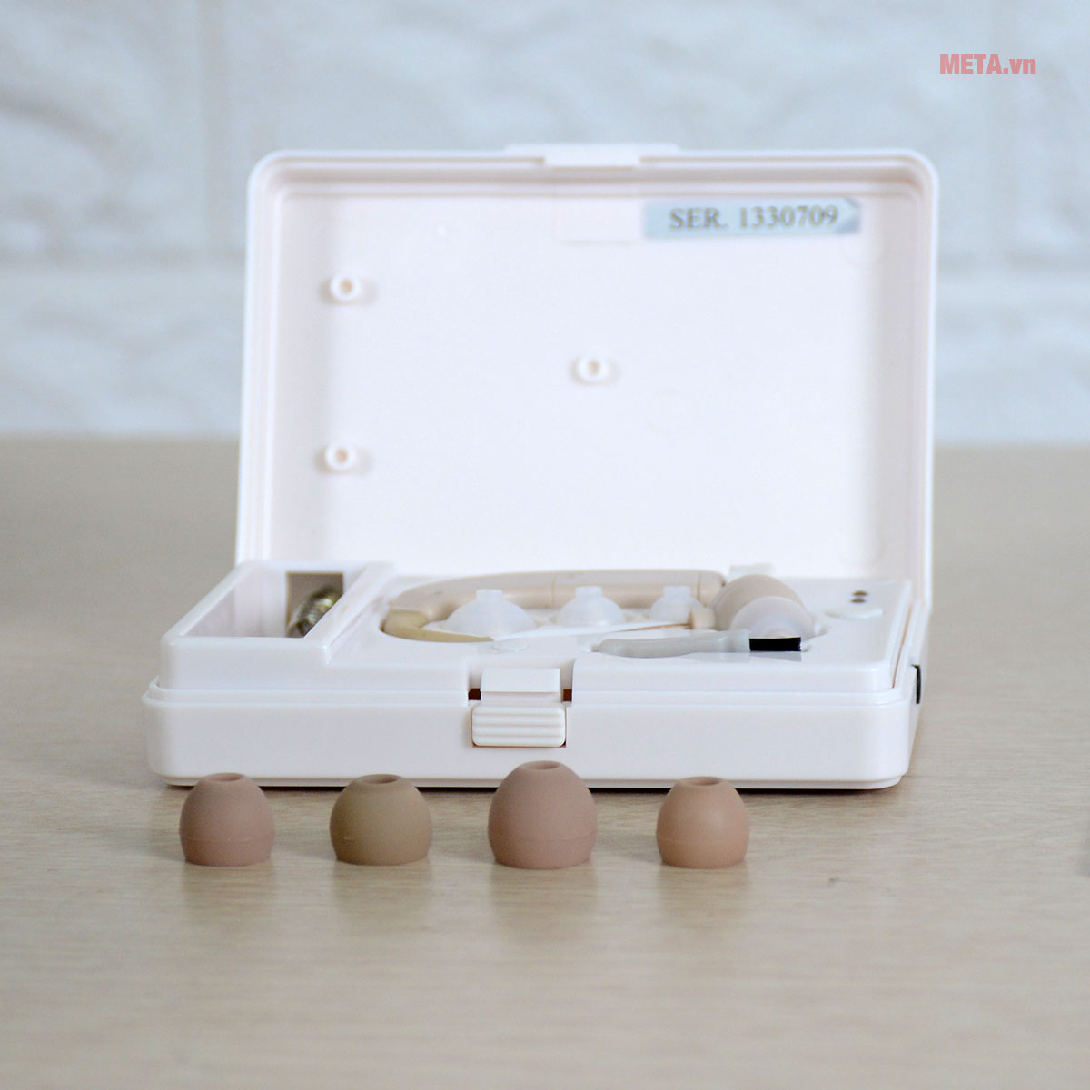 Các nụ tai đi kèm cho bạn nhiều sự lựa chọn để phù hợp với kích cỡ tai Các nụ tai đi kèm cho bạn nhiều sự lựa chọn để phù hợp với kích cỡ tai