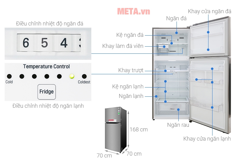 Tủ lạnh 2 cánh