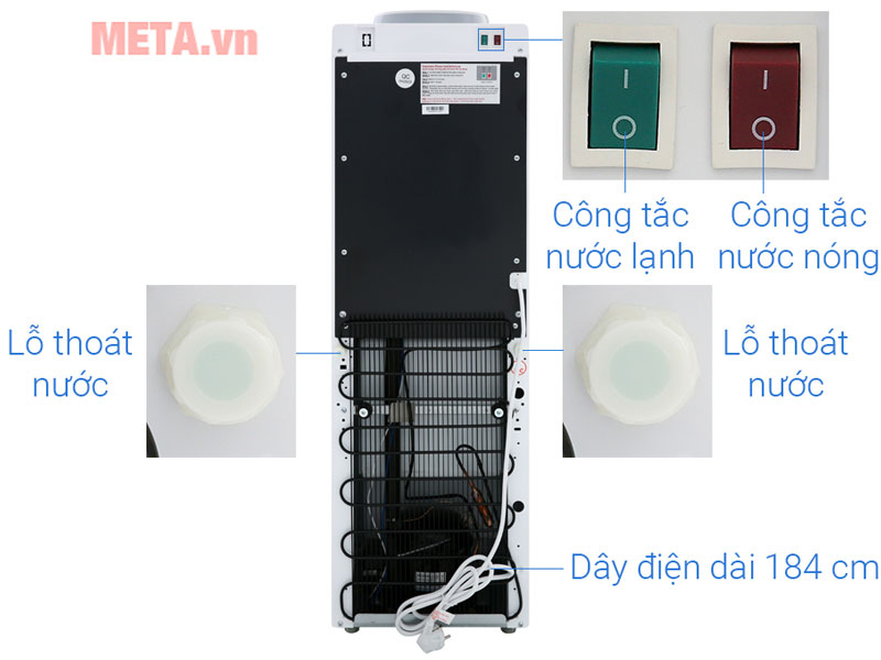 Cây nước nóng lạnh bằng công nghệ block giúp làm lạnh sâu