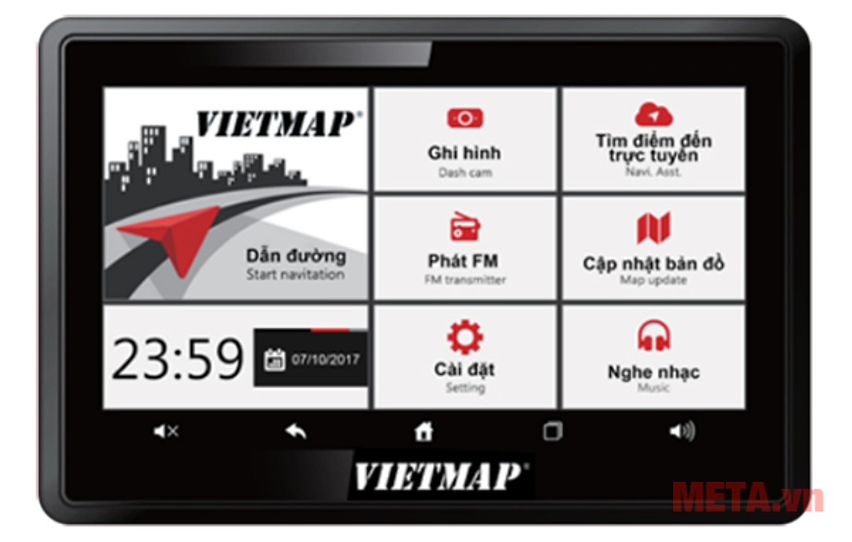 Hình ảnh camera hành trình Vietmap W810